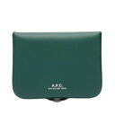 アーペーセー メンズ 財布 アクセサリー A.P.C. Josh Wallet Green