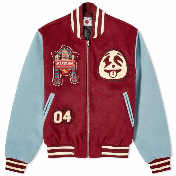 ꡼  㥱åȡ֥륾  Icecream Diner Team Varsity Jacket Burgund...