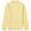 ヌーディージーンズ メンズ ニット&セーター アウター Nudie August Crew Knit Yellow