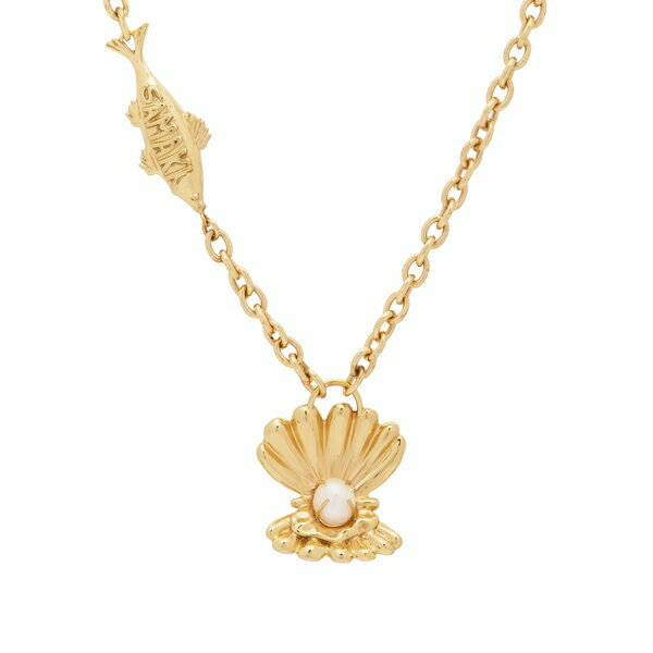 アレメ レディース ネックレス・チョーカー・ペンダントトップ アクセサリー ALMAIS Banana House Clam Pearl Necklace Gold