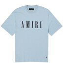 A~ Y TVc gbvX AMIRI Core Logo T-Shirt Blue