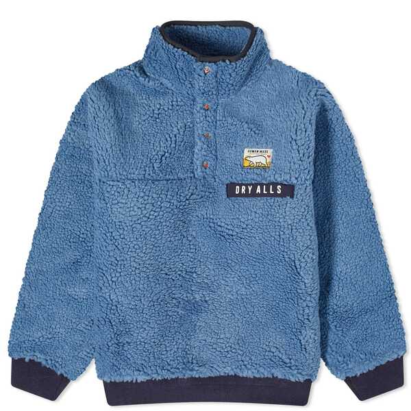 ҥ塼ޥᥤ  ѡåȥ  Human Made Boa Fleece Pullover Fleece Blue