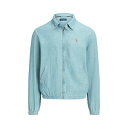 ラルフローレン 【送料無料】 ラルフローレン メンズ ジャケット＆ブルゾン アウター BAYPORT CHAMBRAY JACKET Light blue