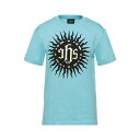 【送料無料】 アイエイチエス メンズ Tシャツ トップス T-shirts Sky blue