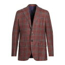 【送料無料】 イザイア メンズ ジャケット&ブルゾン アウター Blazers Red