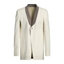 【送料無料】 リックオウエンス メンズ ジャケット&ブルゾン アウター Blazers White