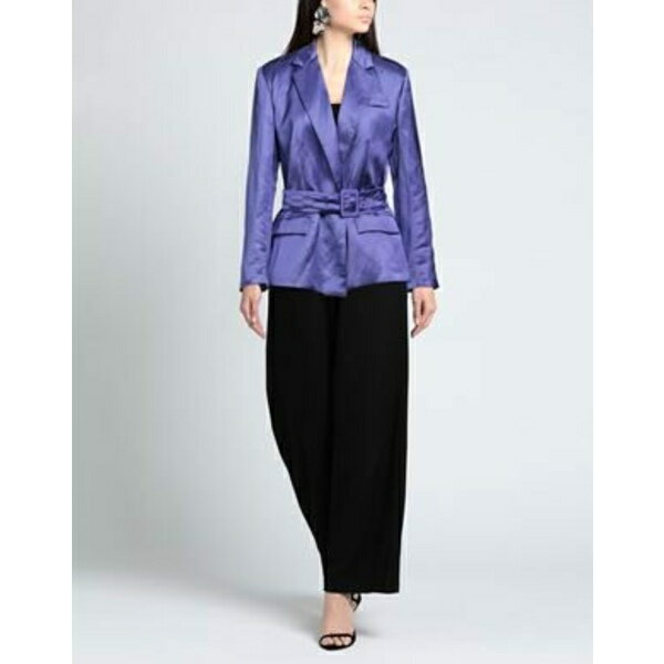 【送料無料】 マニラグレース レディース ジャケット＆ブルゾン アウター Blazers Purple