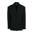 【送料無料】 ヴェルサーチ レディース ジャケット&ブルゾン アウター Blazers Black