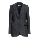 【送料無料】 ツインセット レディース ジャケット&ブルゾン アウター Blazers Blue