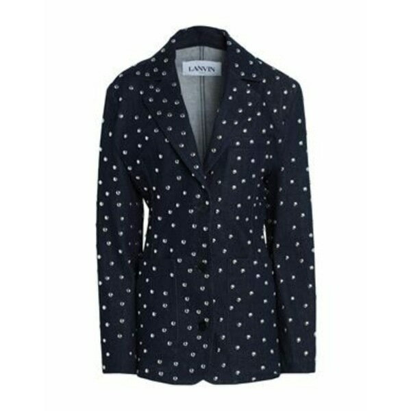 【送料無料】 ランバン レディース ジャケット&ブルゾン アウター Blazers Blue