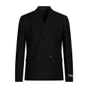【送料無料】 ヴェルサーチ メンズ ジャケット&ブルゾン アウター Blazers Black