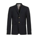 【送料無料】 トムブラウン メンズ ジャケット&ブルゾン アウター Blazers Blue