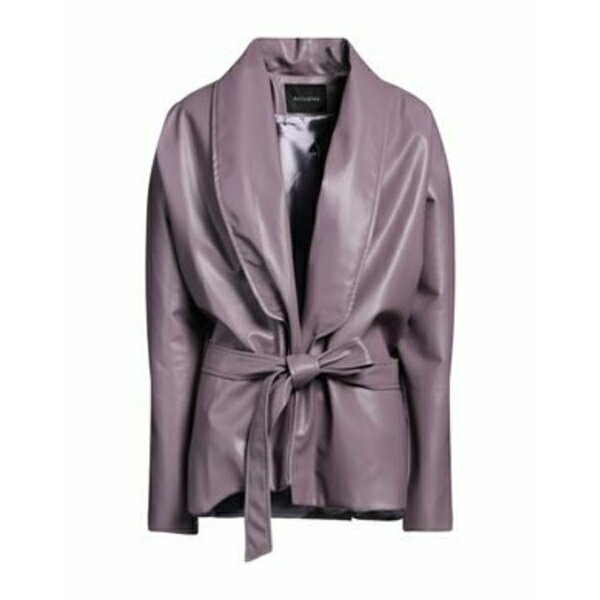 【送料無料】 アクチュアリー レディース ジャケット&ブルゾン アウター Blazers Purple