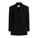 【送料無料】 ヴァレンティノ ガラヴァーニ レディース ジャケット&ブルゾン アウター Blazers Black