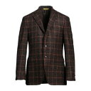 【送料無料】 カナーリ メンズ ジャケット&ブルゾン アウター Blazers Brown