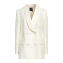 【送料無料】 アグノラ レディース ジャケット&ブルゾン アウター Blazers White