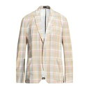 【送料無料】 ゼニア メンズ ジャケット&ブルゾン アウター Blazers Beige