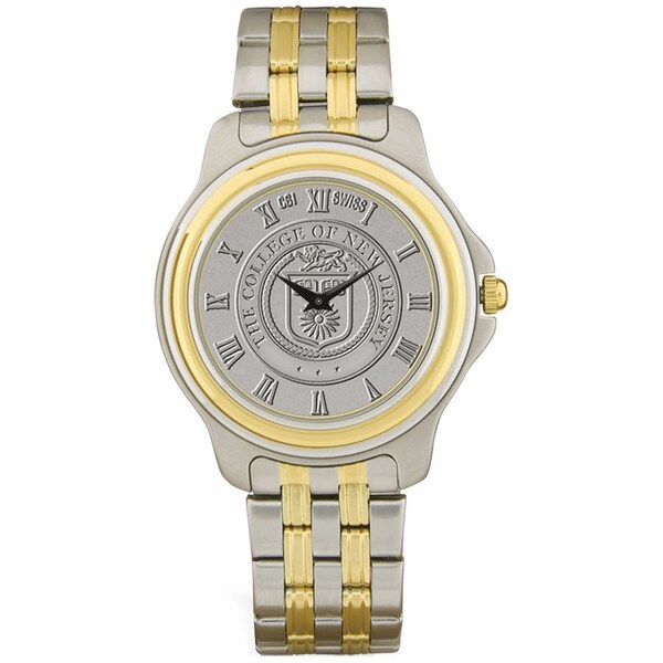 ジャーディン メンズ 腕時計 アクセサリー College of New Jersey Lions TwoTone Wristwatch Silver