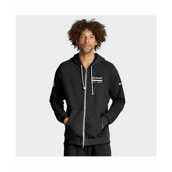 ■トップスサイズ 単位(cm) USサイズ｜胸囲(cm) XS(32-34in)｜84 S(34-36in)｜88 M(36-38in)｜94 L(38-40in)｜100 XL(42-44in)｜106 ■ブランド Nike (ナイキ)■商品名 Men's Black Los Angeles Rams Sideline Standard Issue Utility Player Dri-FIT Full-Zip Hoodie■こちらの商品は米国・ヨーロッパからお取り寄せ商品となりますので、 お届けまで10日〜2週間前後お時間頂いております。 ■各ブランド・商品・デザインによって大きな差異がある場合がございます。 ■あくまで平均的なサイズ表ですので、「参考」としてご利用ください。 ■店内全品【送料無料】です！（※沖縄・離島は別途送料3,300円がかかります）