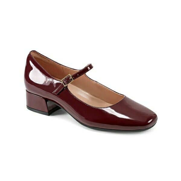 イージースピリット レディース ヒール シューズ Women's Janica Mary Jane Block Heel Pumps Dark Red..