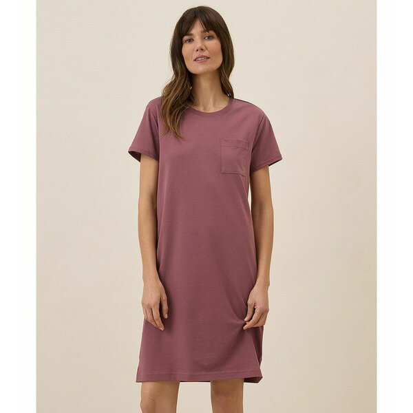 パクト レディース ワンピース トップス Women's Organic Cotton Softspun Tee Dress Mauve