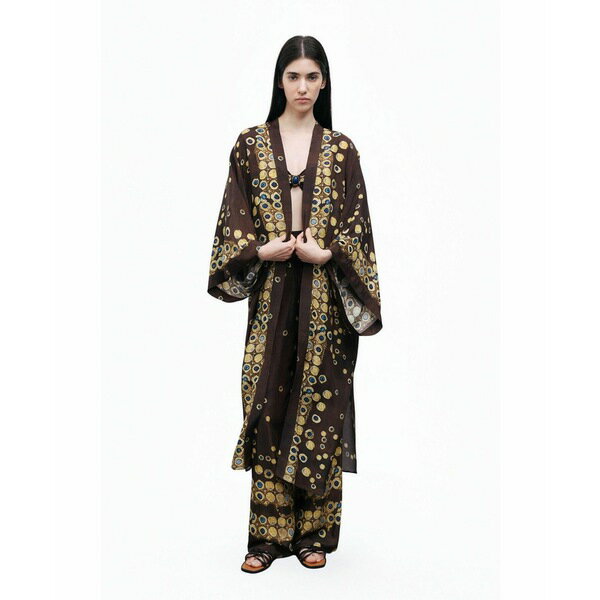 ノクチューン レディース カジュアルパンツ ボトムス Women's Flowing Lightweight Kimono Multi-colored