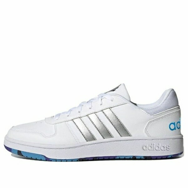 adidas アディダス メンズ スニーカー 【adidas x HOOPS 2.0 'White/Blue' FU7723】 サイズ US_7.5(25.5cm)