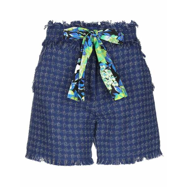 エムエスジイエム MSGM レディース カジュアルパンツ ボトムス Shorts & Bermuda Shorts Blue