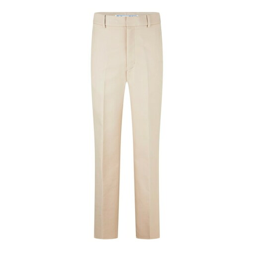 オフホワイト メンズ カジュアルパンツ ボトムス Straight Trousers オフホワイト メンズ カジュアルパンツ ボトムス Straight Trousers