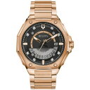 uo Y rv ANZT[ Men's Precisionist High Performance Quartz Diamond (1/20 ct. t.w.) Rose Gold-Tone Stainless Steel Bracelet Watch 47mm Rose Gold-tone