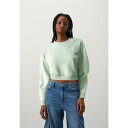 j[G fB[X p[J[EXEFbgVc AE^[ FEMALE CROP CREW - Sweatshirt - green