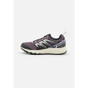 サロモン レディース テニス スポーツ WANDER W - Hiking shoes - moonscape/black/pastel lilac