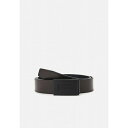 JoNC Y xg ANZT[ FORMAL PLAQUE - Belt - black smooth/dark brown smooth