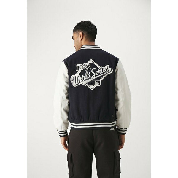 ˥塼  Хåȥܡ ݡ MLB LOS ANGELES DODGERS WORLD SERIES VARSITY - Training jacket - navy/off-white