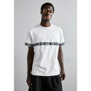 ベルサーチ メンズ Tシャツ トップス TAPE - Print T-shirt - white