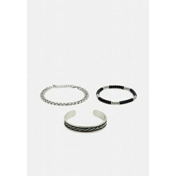 楽天astyピア ワン メンズ サンダル シューズ 3 PACK - Bracelet - silver-coloured/black