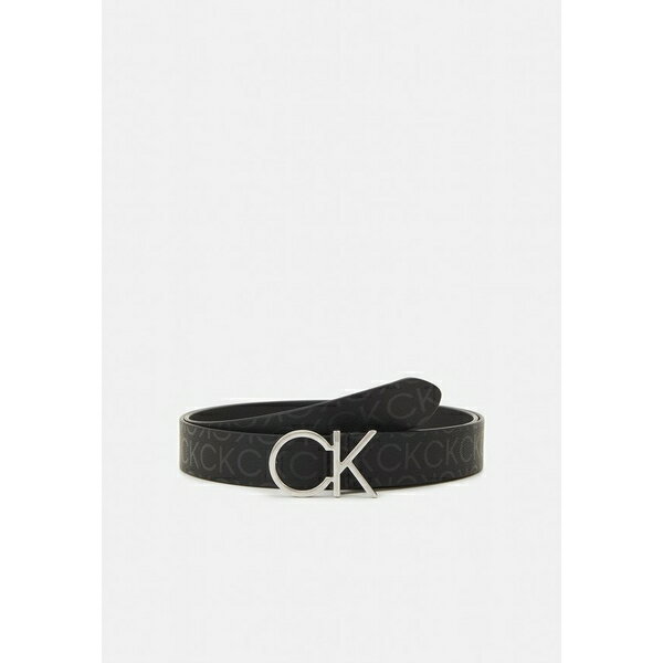 カルバンクライン ベルト（レディース） カルバンクライン レディース ベルト アクセサリー LOGO BELT 3.0 EPI MONO - Belt - black