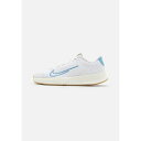 ナイキ レディース テニス スポーツ VAPOR LITE 2 - Multicourt tennis shoes - white/light blue/sail/gum light brown