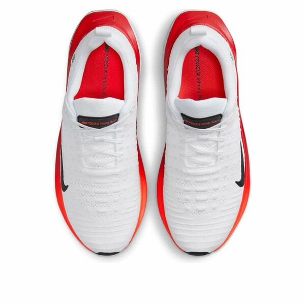 Nike ナイキ メンズ スニーカー 【Nike ReactX Infinity Run 4 'White Black Bright Crimson' DR2665-104】 サイズ US_8.5(26.5cm)