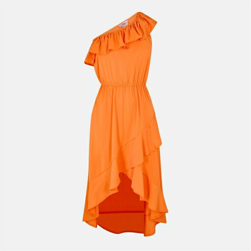 アックスパリ レディース ワンピース トップス One Shoulder Frill Detail Dipped Hem Dress アックスパリ レディース ワンピース トップス One Shoulder Frill Detail Dipped Hem Dress