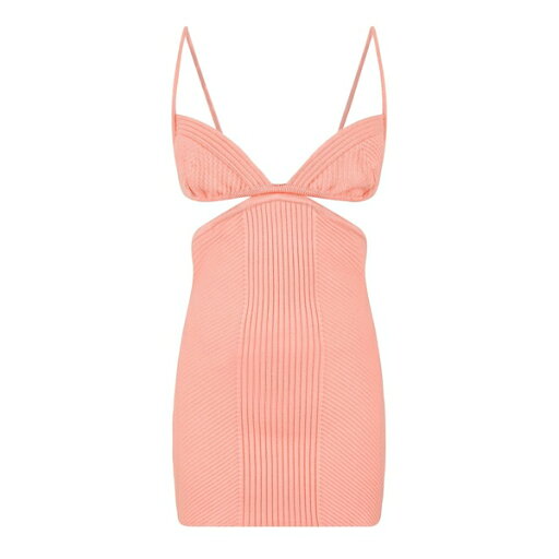 オフホワイト レディース ワンピース トップス Cut Out Rib Mini Dress オフホワイト レディース ワンピース トップス Cut Out Rib Mini Dress