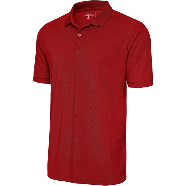 アンティグア メンズ シャツ トップス Antigua Men's Legacy Pique Golf Polo Dark Red