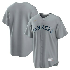 ʥ  ˥ե ȥåץ New York Yankees Nike Road Cooperstown Collection Team Jersey Gray