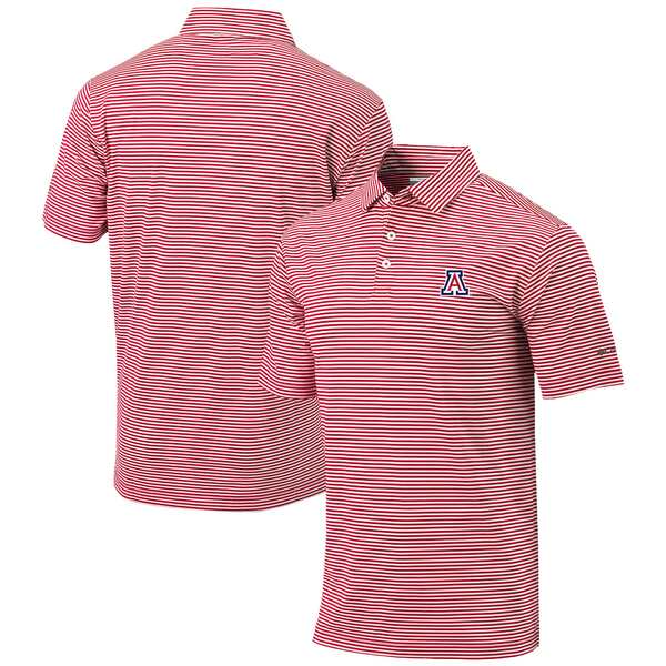 コロンビア ポロシャツ メンズ コロンビア メンズ ポロシャツ トップス Arizona Wildcats Columbia OmniWick Club Invite Polo Red