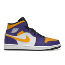 Jordan ジョーダン メンズ スニーカー 【Jordan 1 Mid Lakers (2022)】 サイズ US_12(30.0cm) Purple/White-Yellow-Black(4)