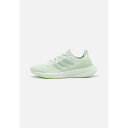 アディダス レディース ランニング スポーツ PUREBOOST 23 - Neutral running shoes - crystal jade/linen green metallic/green spark