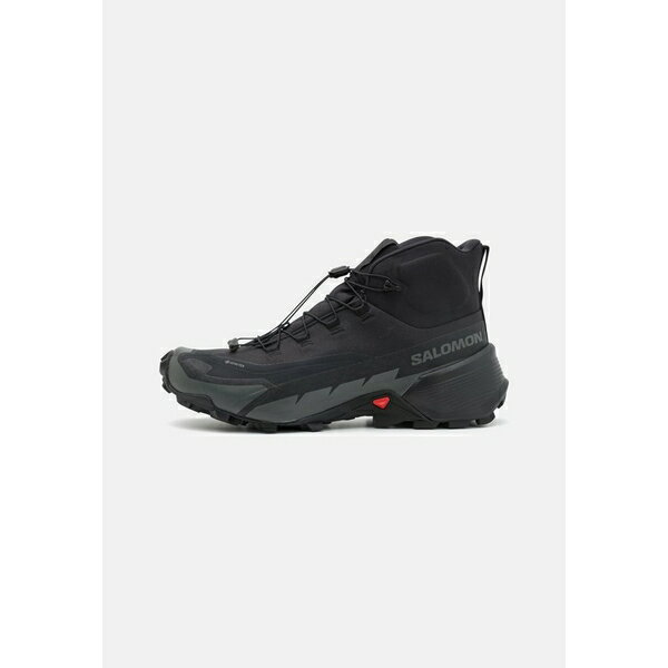 サロモン メンズ バスケットボール スポーツ CROSS HIKE MID GTX 2 - Hiking shoes - black/magnet