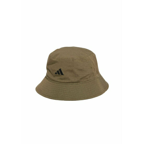 アディダス レディース 帽子 アクセサリー SPORTSWEAR BUCKET - Hat - olive strata black