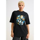 サンタクルーズ レディース Tシャツ トップス LUCKY DAY FRONT OVERSIZED - Print T-shirt - black