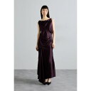 ヴィクトリア ベッカム レディース ワンピース トップス ASYMMETRIC DRAPED MIDI DRESS - Occasion wear - fig